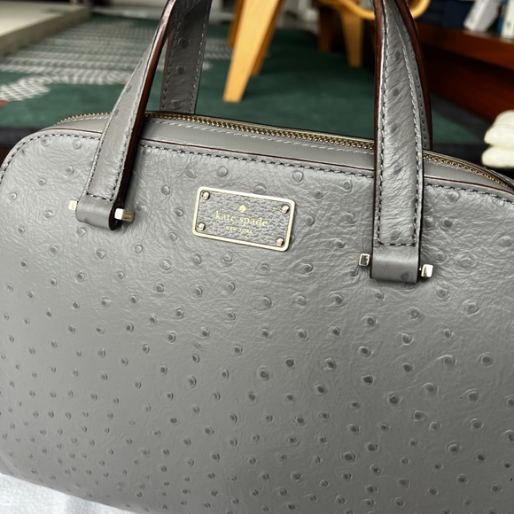 Kate Spade Ostrich Satchel - Picture 1 of 9